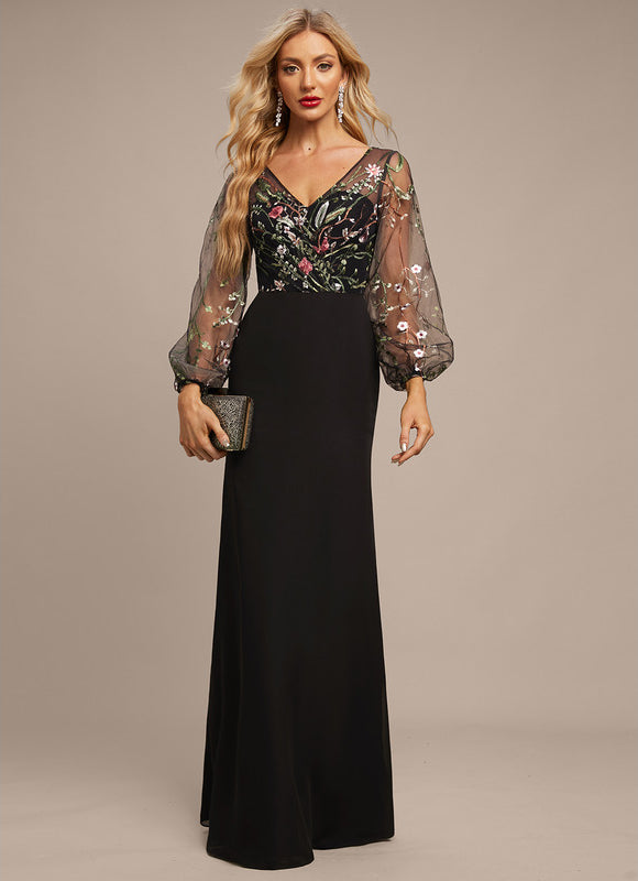 Robe Élégante À Manches Bouffantes