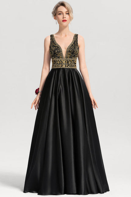 Robe De Bal Élégante À Sequins - gallery 1