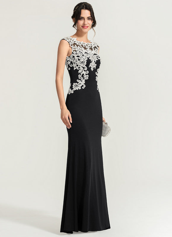 Robe Fourreau Élégante À Broderies - gallery 4