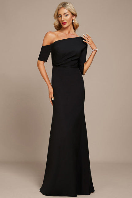 Robe Fourreau Chic Asymétrique Élégante - gallery 3