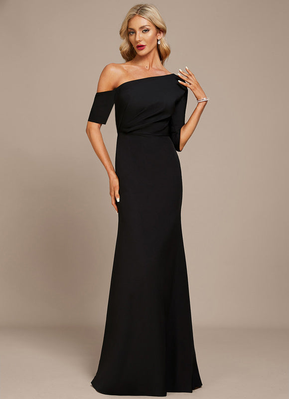 Robe Fourreau Chic Asymétrique Élégante - gallery 3
