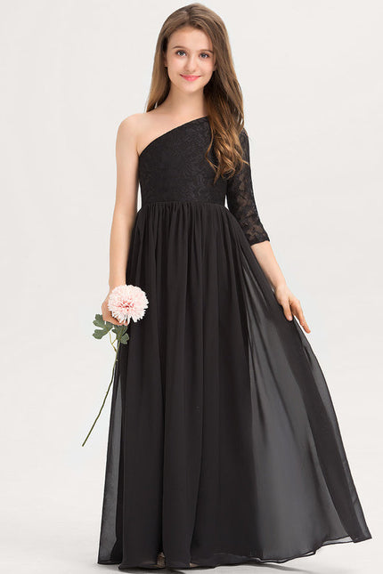 Robe Demoiselle D'Honneur Asymétrique Chic