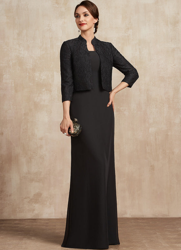 Robe Élégante Avec Boléro Noir