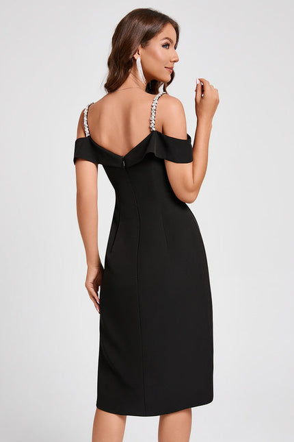 Robe Cocktail Chic À Volants - gallery 3