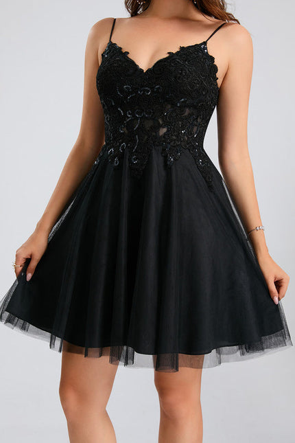Robe De Bal Tulle Brodée Élégante - gallery 6