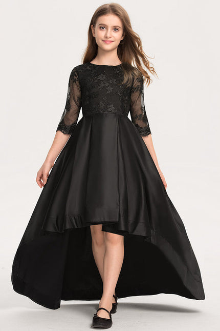 Robe Demoiselle D'Honneur Satinée Élégante
