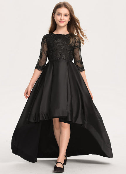 Robe Demoiselle D'Honneur Satinée Élégante