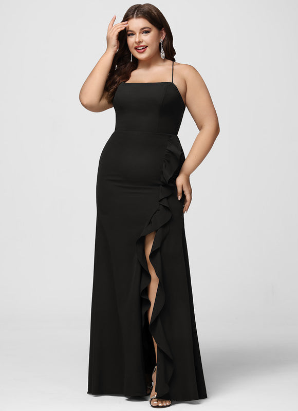 Robe Fourreau Chic À Fente Raffinée - gallery 7