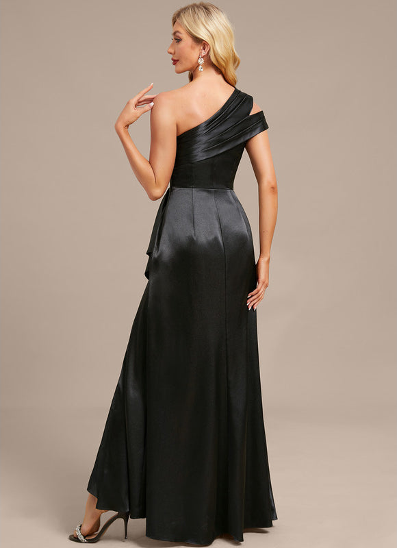 Robe Noire Epaule Dénudée - gallery 6