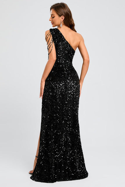 Robe Noire Luxe Pailletée - gallery 3