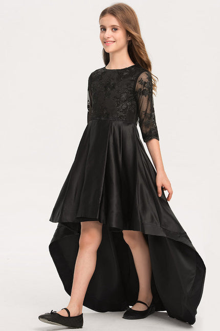 Robe Demoiselle D'Honneur Satinée Élégante - gallery 3