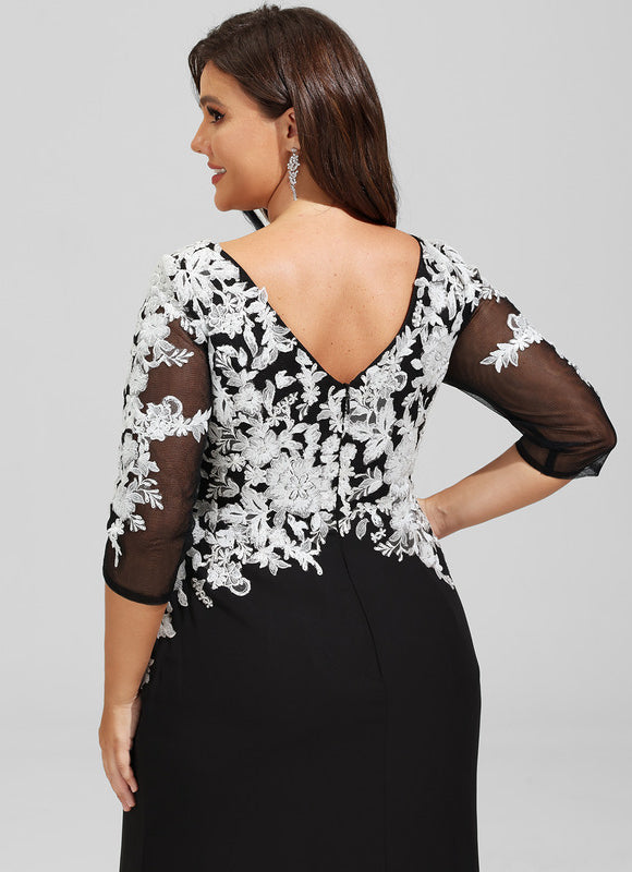 Robe Élégante À Manches Transparentes - gallery 8