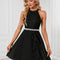 Robe Chic Dentelle Et Volants