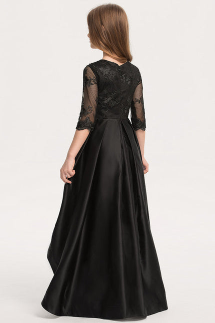 Robe Demoiselle D'Honneur Satinée Élégante - gallery 1