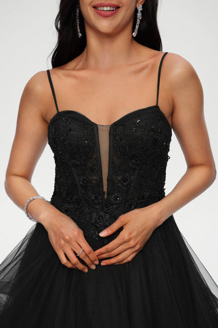 Robe De Bal Tulle À Volants - gallery 5