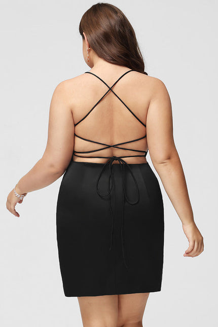 Robe Satinée Chic À Bretelles - gallery 7