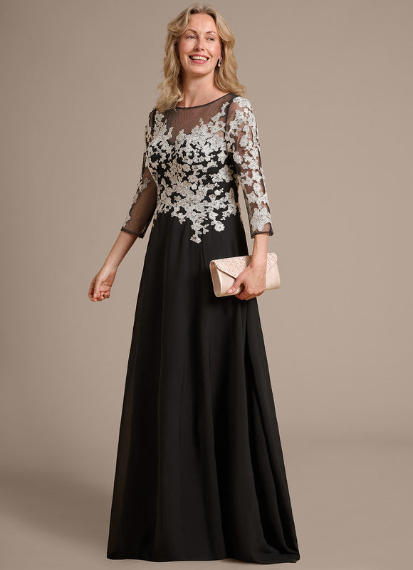 Robe Noire Luxe Dentelle - gallery 3