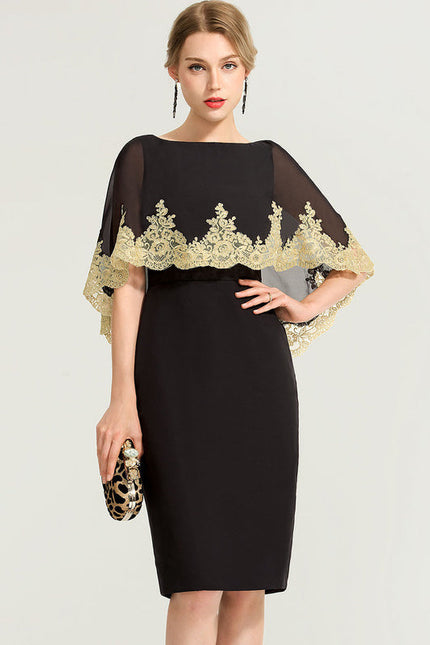 Robe Noire Croisée