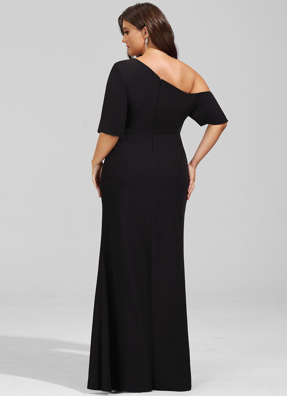 Robe Fourreau Chic Asymétrique Élégante - gallery 9