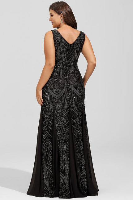 Robe Sirène Glamour À Sequins - gallery 9
