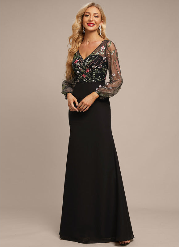 Robe Élégante À Manches Bouffantes - gallery 5