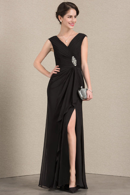 Robe Élégante À Fente Chic