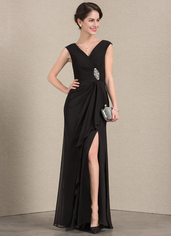 Robe Élégante À Fente Chic