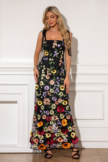 Robe Longue Petite Fleurs Chic - gallery 5