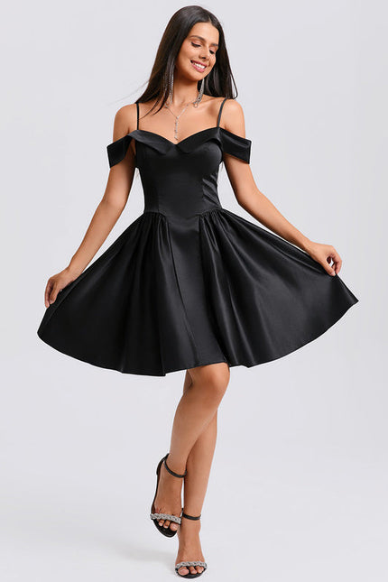 Robe Trapèze Noire - gallery 6