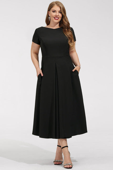 Robe Trapèze Chic Col V. - gallery 7