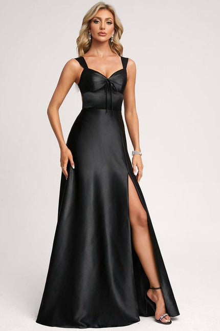 Robe Longue Noire Sans Manche