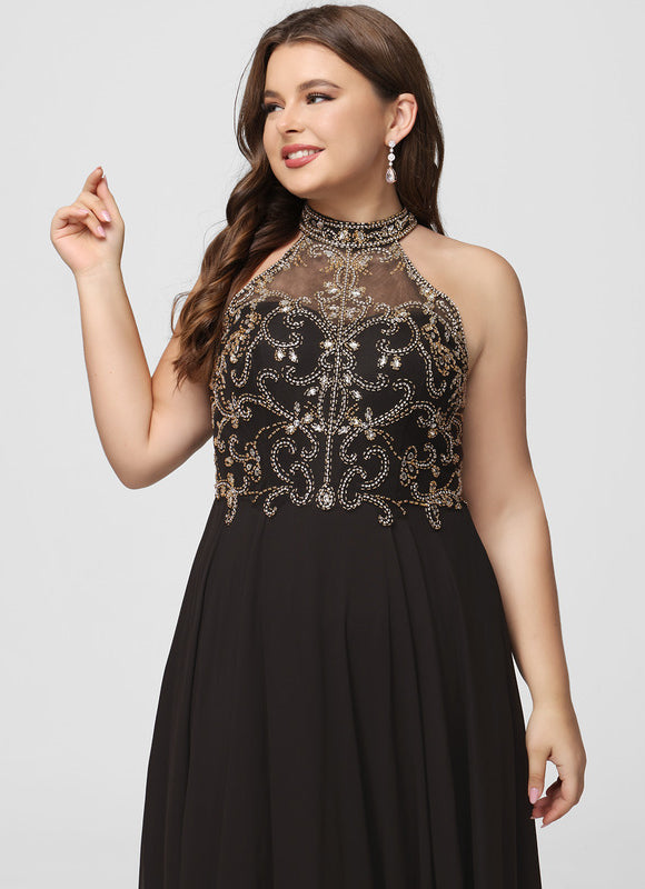 Robe De Bal Chic En Mousseline - gallery 8