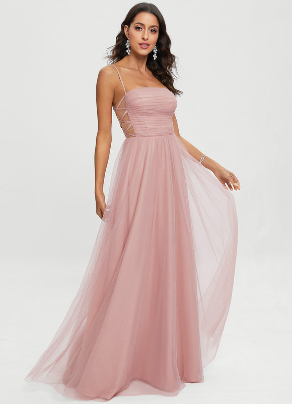Robe De Bal Tulle Élégante Noire - gallery 7