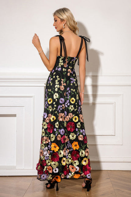 Robe Longue Petite Fleurs Chic - gallery 1