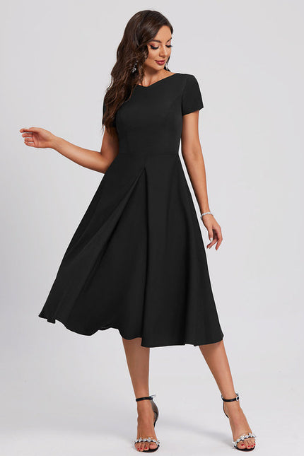 Robe Trapèze Chic Col V. - gallery 3