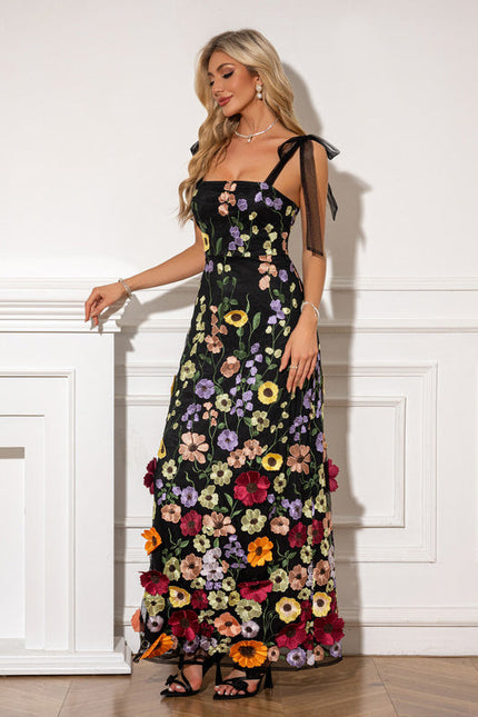 Robe Longue Petite Fleurs Chic - gallery 6