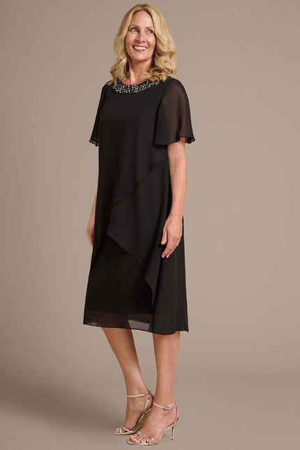 Robe Trapèze Noire Luxe - gallery 4