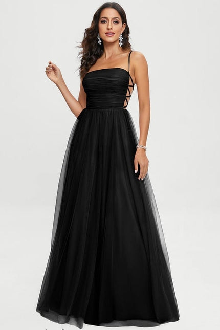 Robe De Bal Tulle Élégante Noire