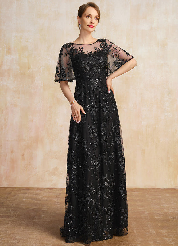 Robe Demoiselle D'Honneur Noire - gallery 1