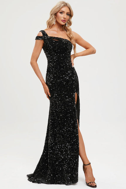 Robe Noire Luxe Pailletée - gallery 7