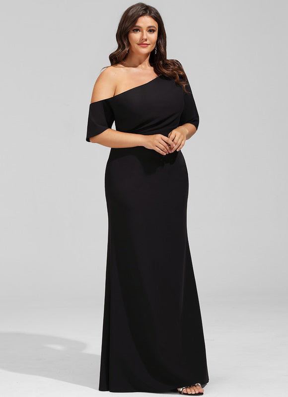 Robe Fourreau Chic Asymétrique Élégante - gallery 8