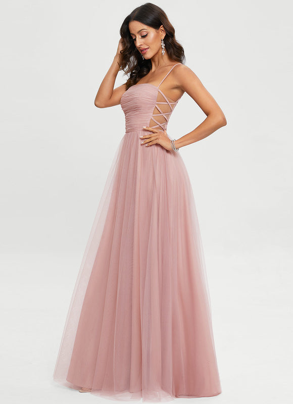 Robe De Bal Tulle Élégante Noire - gallery 9