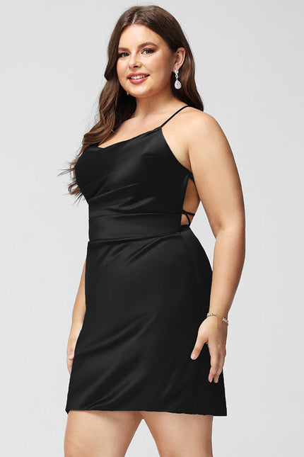 Robe Satinée Chic À Bretelles - gallery 5