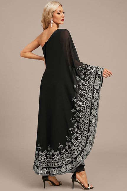Robe Asymétrique Chic Noire - gallery 6