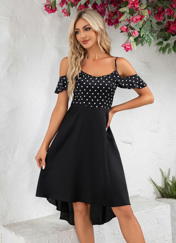 Robe Noire À Pois - gallery 2