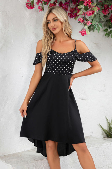 Robe Noire À Pois - gallery 2