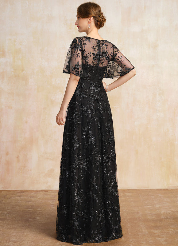 Robe Demoiselle D'Honneur Noire - gallery 5