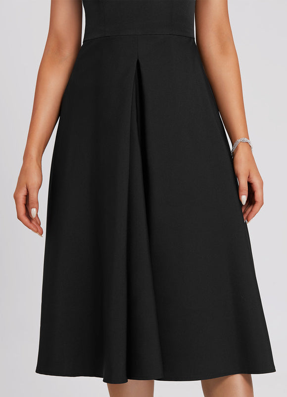 Robe Trapèze Chic Col V. - gallery 2