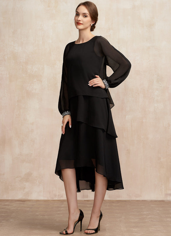 Robe Trapèze Chic À Volants. - gallery 2