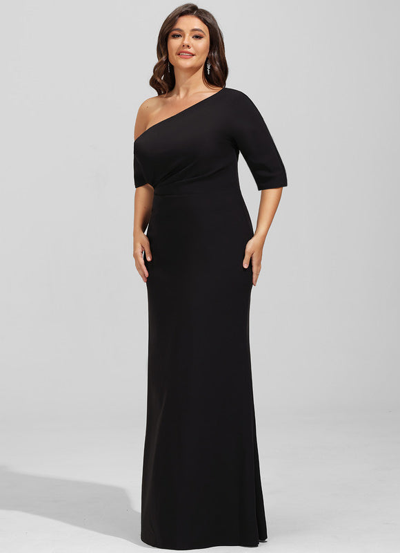 Robe Fourreau Chic Asymétrique Élégante - gallery 7